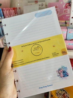 Refil Stitch & Angel para Caderno de Disco - Honey Hone - Honey Honey Papelaria