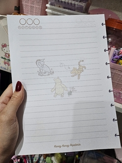 Refil para Caderno de Disco - Coleção Winnie The Pooh - comprar online