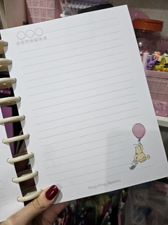 Refil para Caderno de Disco - Coleção Winnie The Pooh na internet