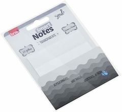 Bloco Adesivo Smart Notes 76x76mm Transparente Bloco com 20 Folhas, BRW