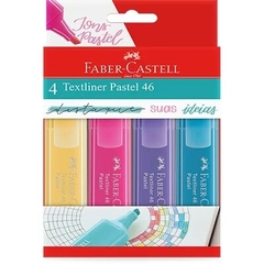 Marca Texto Textliner Pastel 46 Faber-Castell BT 4 UN