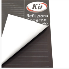 Refil para Caderno Argolado Black 4 Furos Kit - comprar online