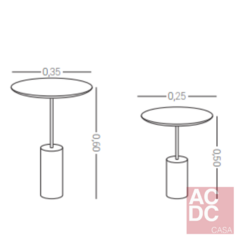 Mesa Lateral Átrio - Acdc Casa Móveis e Decoração