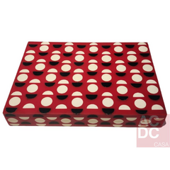Caixa Decorativa Madeira Vermelha - comprar online