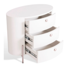 Mesa de Cabeceira Ronda - Oval - comprar online