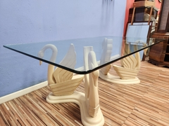 MESA DE COMEDOR BASE CISNES - tienda online