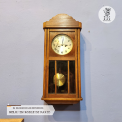 RELOJ DE PARED EN ROBLE