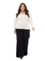 Casaco Plus Size Liso Angel Modal - Chicca Tricot