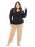 Casaco Plus Size Liso Angel Modal