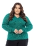 Blusa Plus Size Perla Acrílico - Chicca Tricot