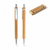 Conjunto ecológico caneta esferográfica e lapiseira em bambú - 81162