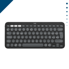 TECLADO PEBBLE KEYS 2 K380S LOGITECH. BLUETOOTH MULTIDISPOSITIVO - comprar online