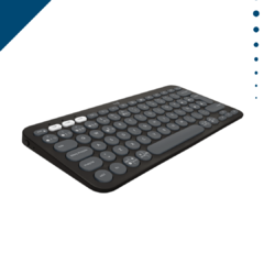 TECLADO PEBBLE KEYS 2 K380S LOGITECH. BLUETOOTH MULTIDISPOSITIVO