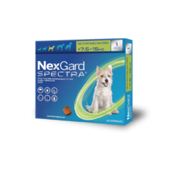 NEXGARD SPECTRA 7.5 - 15 kg PARA PERRO MEDIANO