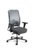 Cadeira para escritório giratória presidente 16001 (LR) - Syncron - Braço SL - Linha NewNet - Cavaletti - Base Estampada Cromada