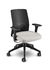 Cadeira para escritório giratória executiva 17201 - Braço SL Preto - SYNCRON - Linha Moov - Encosto em plástico - Cavaletti - Base em Nylon UP Preta