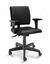 Cadeira para escritório executiva giratória 18004 SRE - Linha Slim - Braço SL - Cavaletti - Base POLAINA