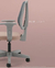 Cadeira para escritório executiva giratória 43503 - Assento com regulagem de altura - Encosto fixo - Linha Flip Light - Braço SL New PP - Estru. cinza - comprar online