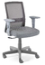 Cadeira para escritório giratória executiva 17101 - Braço SL CINZA - SYNCRON - Linha Moov - Encosto em tela grafite - Cavaletti - Base Polaina Cinza