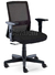 Cadeira para escritório giratória executiva 17101 - Braço SL Preto - SYNCRON - Linha Moov - Encosto em tela - Cavaletti - Base Polaina Preta
