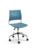 Cadeira para escritório executiva giratória 34003 - Sem Braço - Linha Go - Cavaletti - Base Aranha Cromada