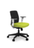 Cadeira para escritório giratória média 40202 - Linha Idea - Syncron - Braço 2D - Cavaletti - Base Nylon