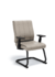 Cadeira para escritório fixa aproximação 20506 S Braço 4D - com rodízios frontais - Linha Essence - Cavaletti - Estrutura Preta