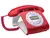 Telefone Com Fio Intelbras TC 8312 - Identificador de Chamada Viva Voz Vermelho - comprar online