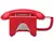 Telefone Com Fio Intelbras TC 8312 - Identificador de Chamada Viva Voz Vermelho - loja online