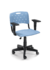 Cadeira para escritório giratória secretária plástica 35004 BG - Linha Viva - Braço SL - Cavaletti - Base Polaina