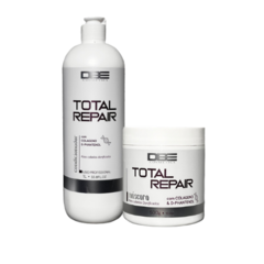 Condicionador Total Repair + Mascara Total Repair - tratamento profundo capilar, anti porosidade e ressecamento