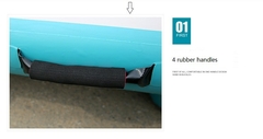 Plataforma de água inflável flutuante doca esteira de água tapete mágico bar - comprar online