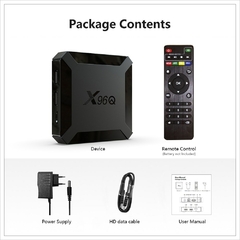 Imagem do Android 10.0 TV Set Top Box, X96Q, 2GB, 16GB, Android 10.0, Allwinner H313, Quad