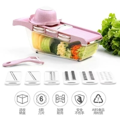 Cortador multifuncional de legumes fatiador redondo cozinha rolo gadgets ferrame - comprar online