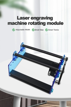 Twotrees impressora 3d máquina de gravura a laser eixo y rolo giratório 360 gr na internet