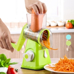 Cortador multifuncional de legumes fatiador redondo cozinha rolo gadgets ferrame - loja online