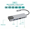 Rankman USB Tipo C Hub para RJ45 4K HDTV VGA SD TF Leitor de Cartão USB 3.0 2.0