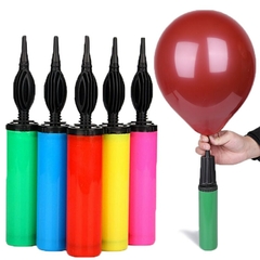 Grande tamanho plástico mão balão bomba, folha e látex ar inflador, acessór - comprar online