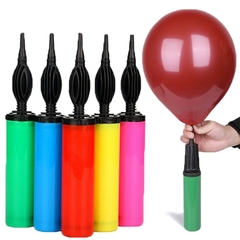 Grande tamanho plástico mão balão bomba, folha e látex ar inflador, acessór na internet