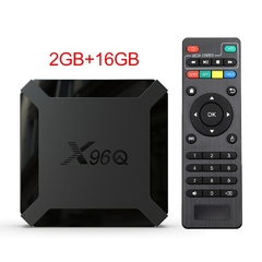 Android 10.0 TV Set Top Box, X96Q, 2GB, 16GB, Android 10.0, Allwinner H313, Quad