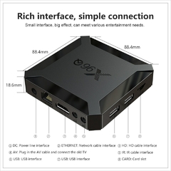 Imagem do Android 10.0 TV Set Top Box, X96Q, 2GB, 16GB, Android 10.0, Allwinner H313, Quad