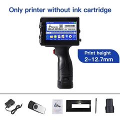 Phezer Handheld Inkjet Printer, Impressora de etiquetas, QR Bar Código do lote, - comprar online