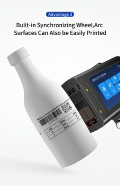 Imagem do Impressora a jato de tinta portátil inteligente máquina de codificação autom