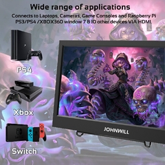 Monitor portátil do jogo do computador do IPS HD LCD, pi da framboesa, PS3, PS4 - comprar online