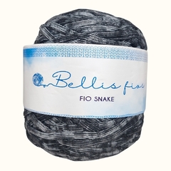 Snake Tie Dye Preto e Branco 5mm - 500g