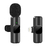 Microfone sem fio para celular de gravação de vídeo de áudio portátil mini microfone na internet