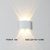 Imagem do Luminária de Parede moderna em Alumínio, LED para cima e para baixo, para quarto, sala, corredor, interior e exterior 2w 4w 6w 8w