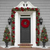 Guirlanda de Natal com flor artificial, Luz de Natal, Interior e Exterior, Decoração - MAGIOFER HOME CENTER