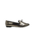 Bourtz Sapato Mocassim Feminino Sapato Grafite Cinza