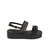 Lady Lizzi Sandalia Flatform Feminina Sandalia Preta